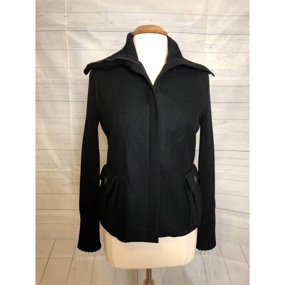 PIER ANTONIO GASPARI Black Sweater jacket